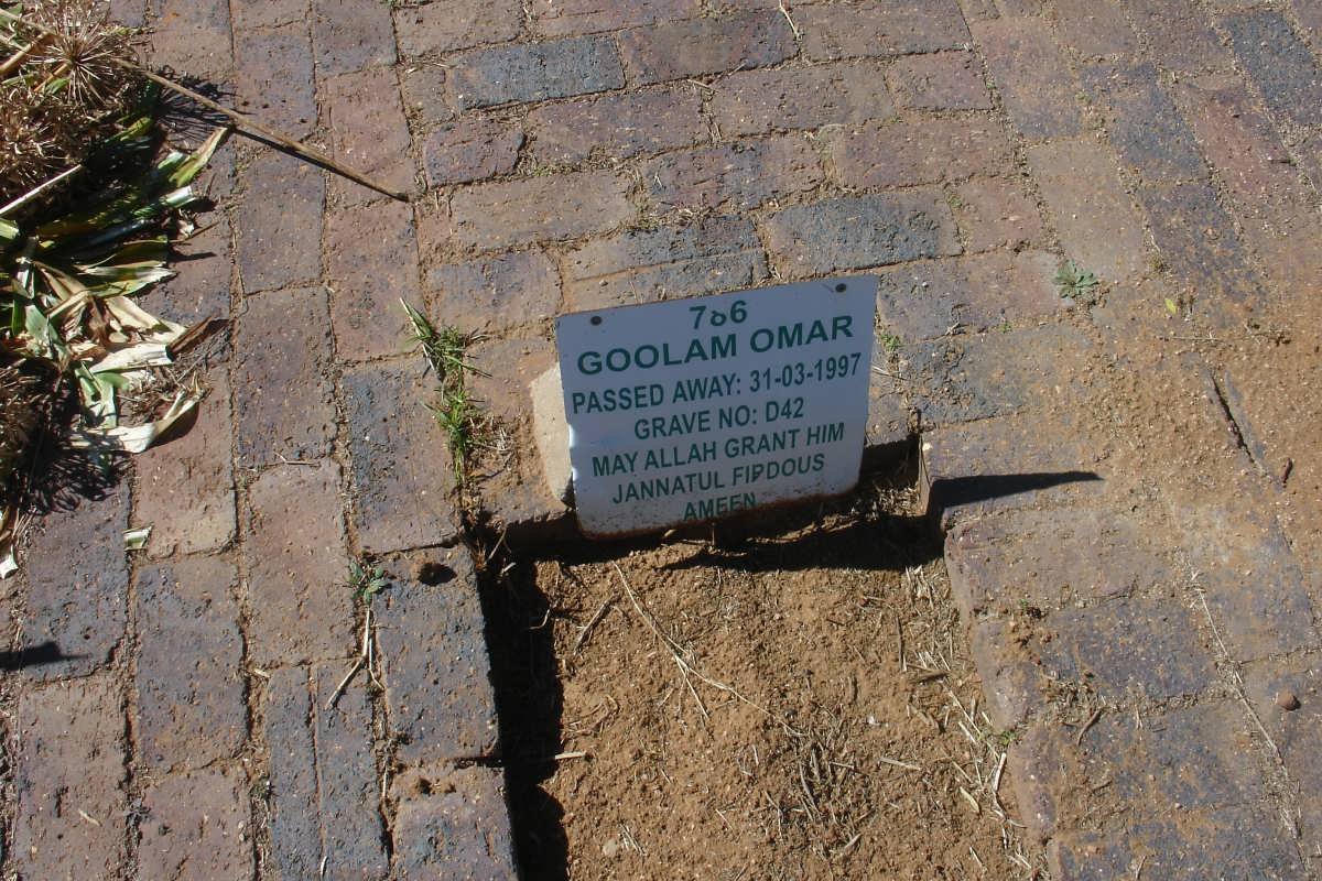 OMAR Goolam -1997