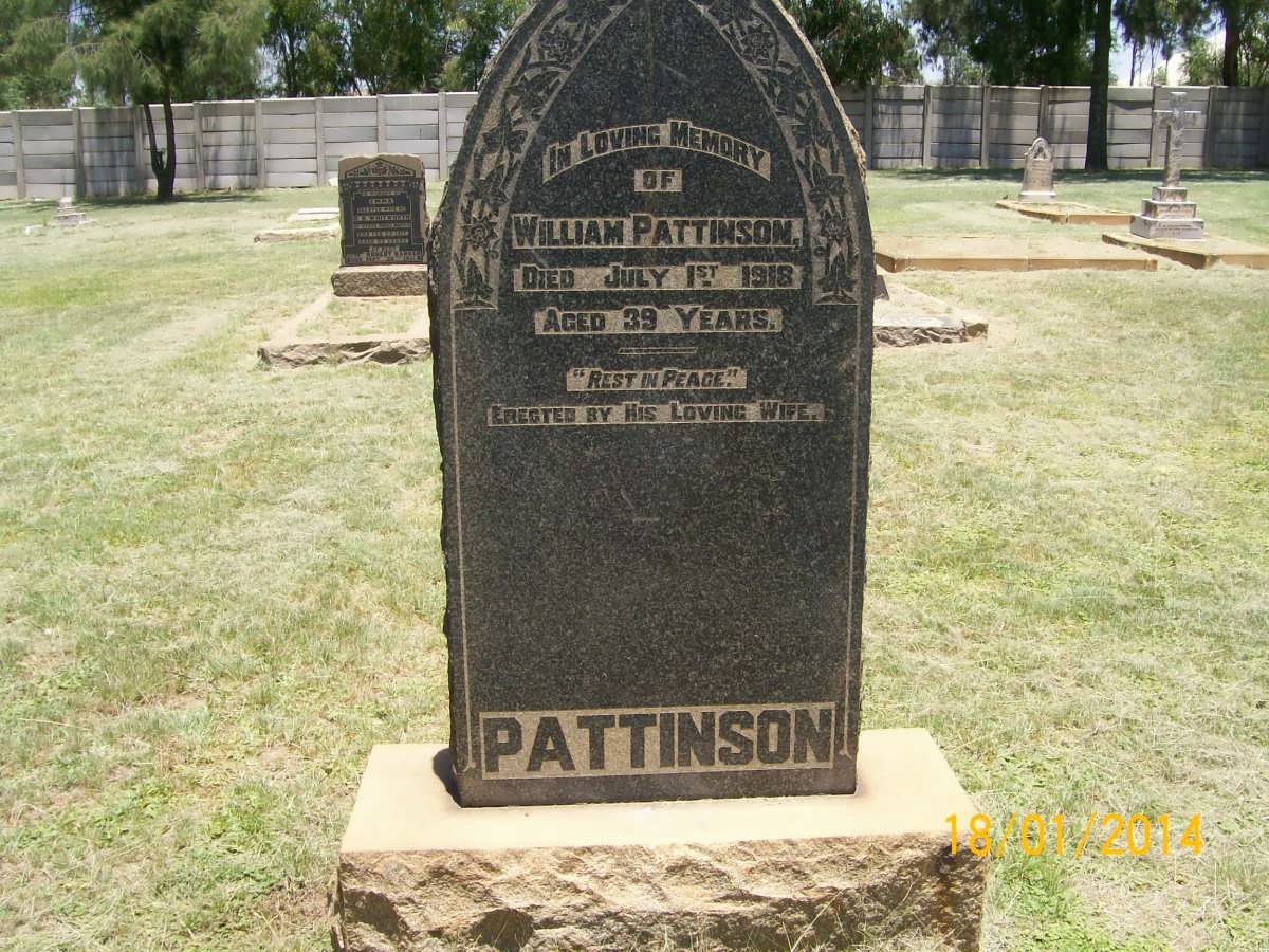 PATTINSON William -1918