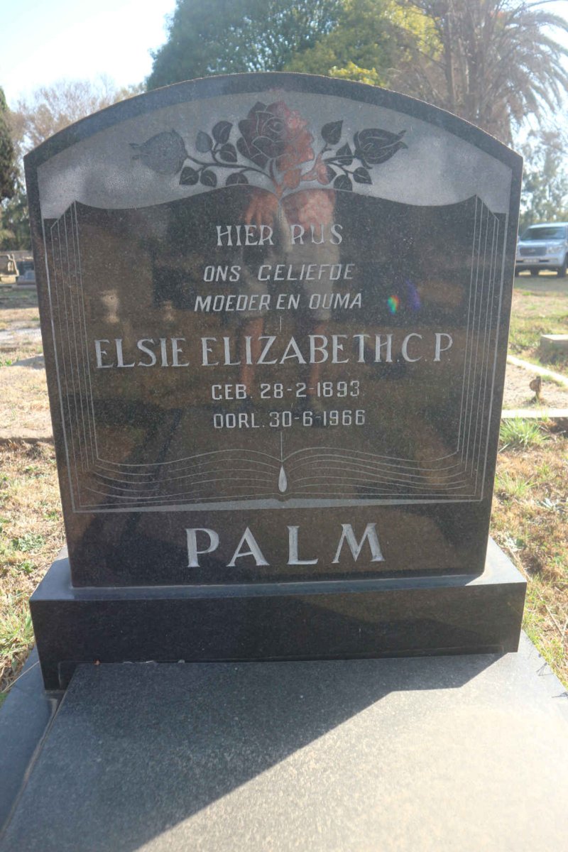 PALM Elsie Elizabeth C.P. 1893-1966