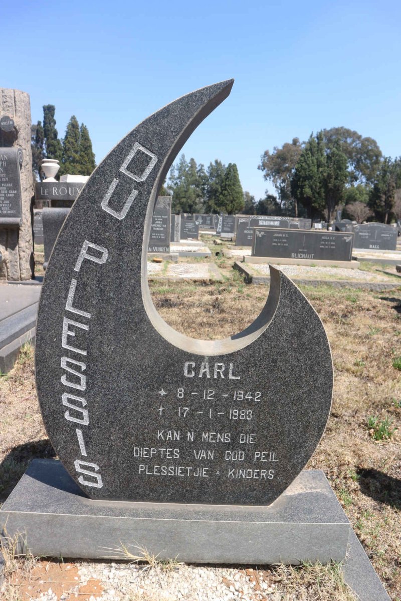 PLESSIS Carl, du 1942-1983