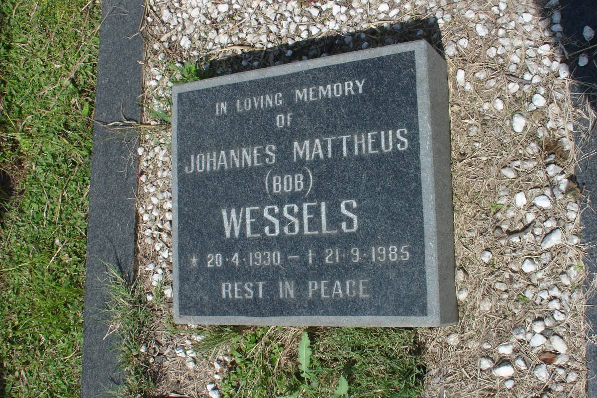 WESSELS Johannes Mattheus 1930-1985