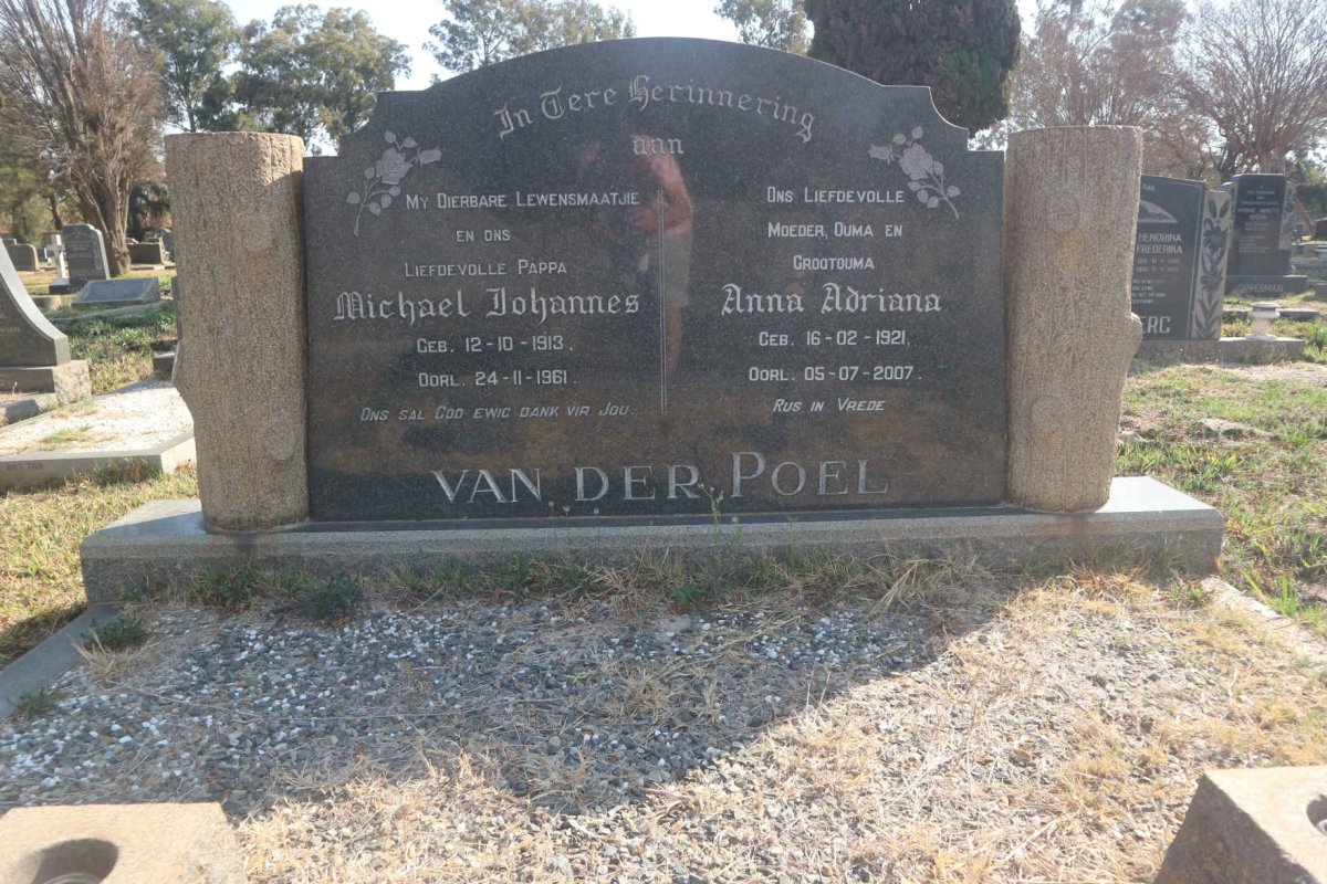 POEL Michael Johannes, van der 1913-1961 & Anna Adriana 1921-2007