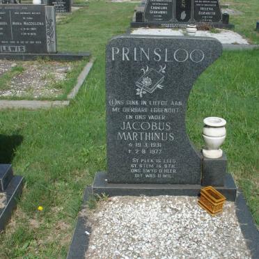 PRINSLOO Jacobus Marthinus 1931-1977