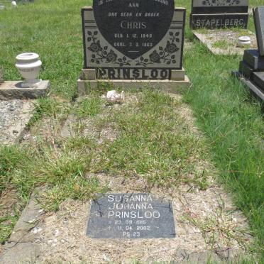 PRINSLOO Susanna Johanna 1915-2002 :: PRINSLOO Chris 1940-1963
