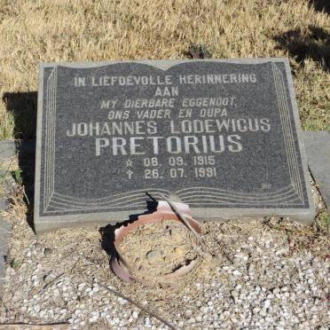 PRETORIUS Johannes Lodewicus 1915-1991