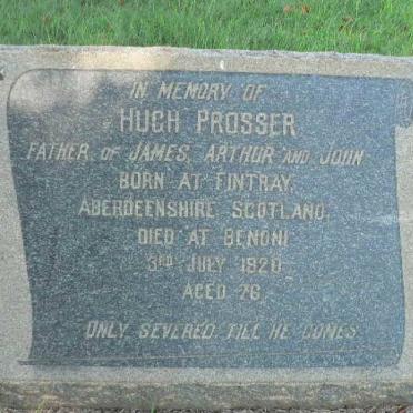 PROSSER Hugh -1920