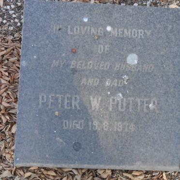 PUTTER Peter W. -1974