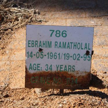 RAMATHOLAL Ebrahim 1961-1995