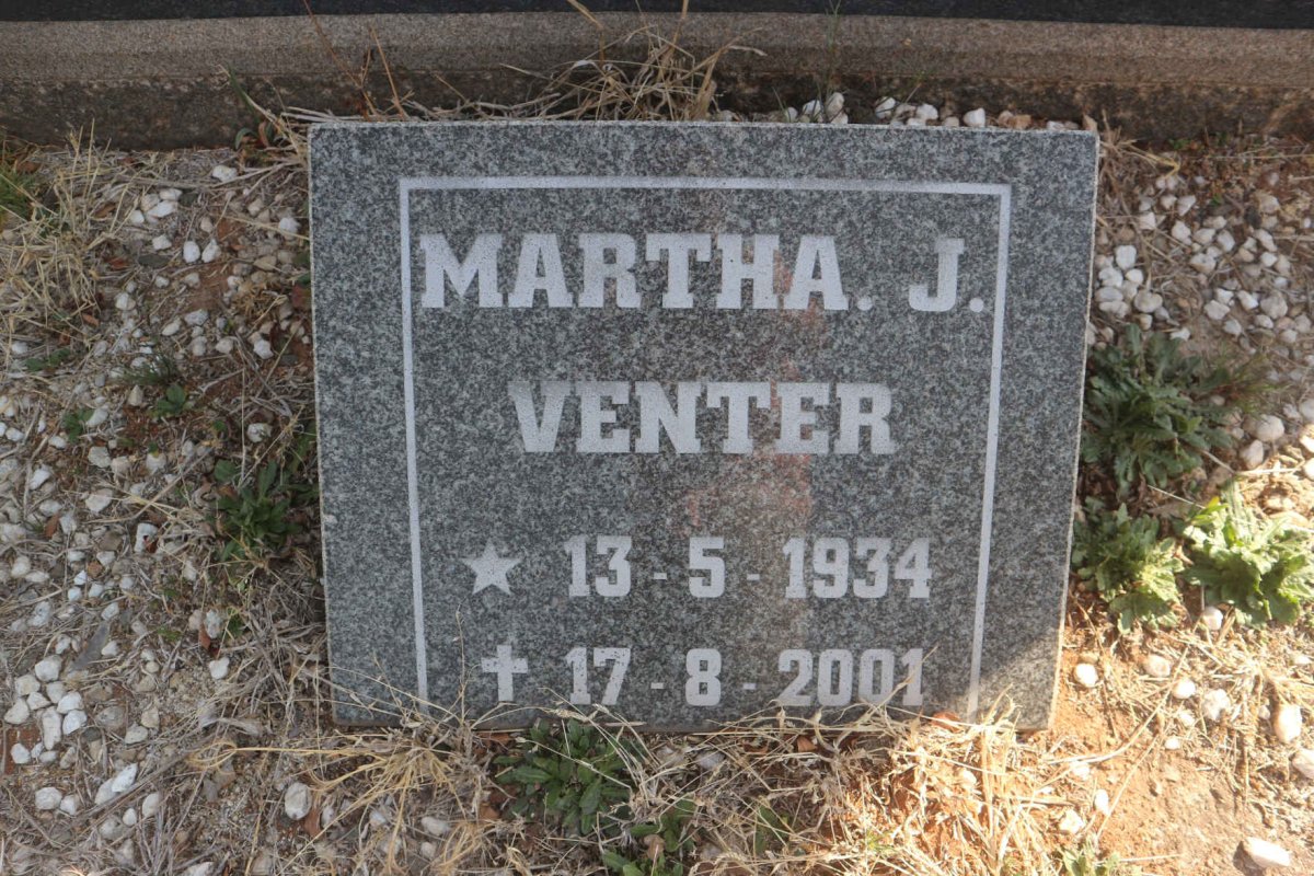 RABIE Willem Jacobus 1891-1964 & Petronella Maria NAUDE 1914-1973 :: RABIE Willem Jacobus 1939-1962 :: VENTER Martha J. 1934-2001_2