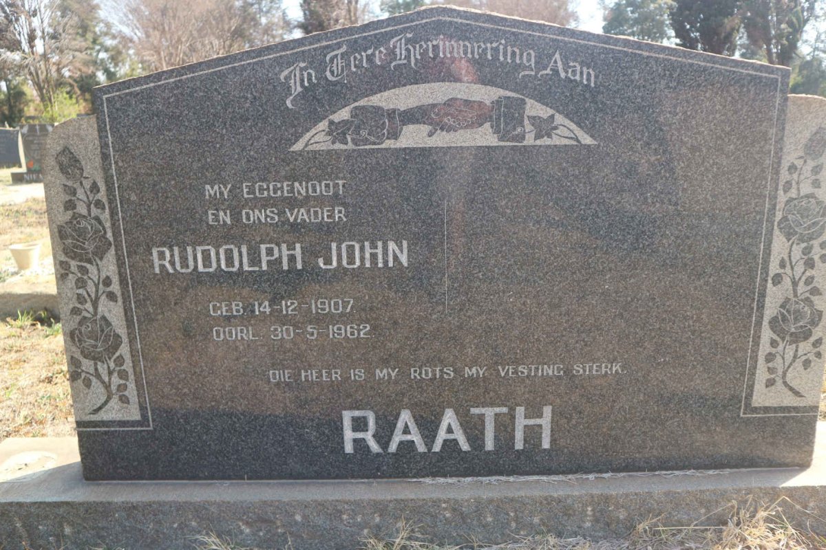RAATH Rudolph John 1907-1962