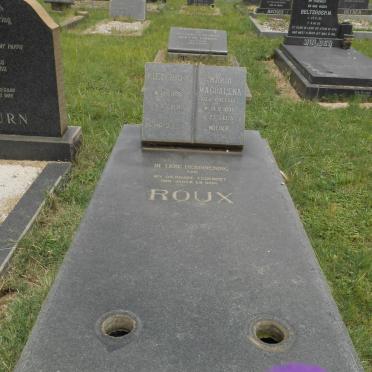 ROUX Pieter J.C. 1896-1971 &amp; Maria Magdalena COETZEE 1898-1975