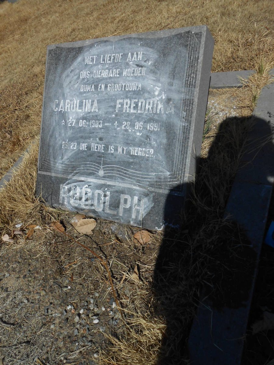 RUDOLPH Carolina Fredrika 1903-1991