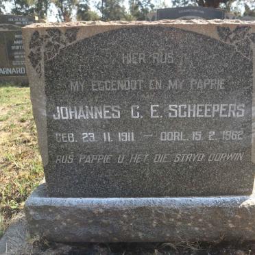 SCHEEPERS Johannes C.E. 1911-1962