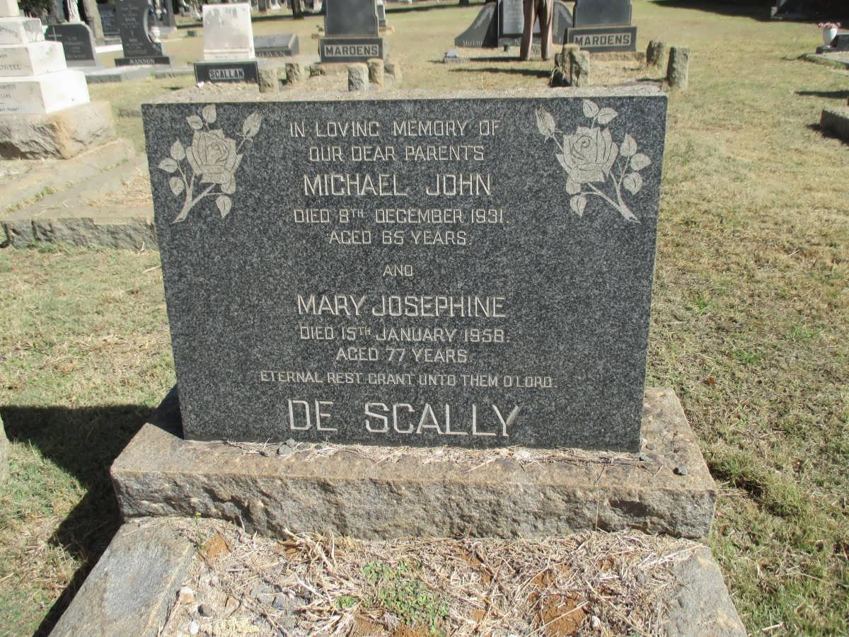 SCALLY Michael John, de -1931 &amp; Mary Josephine -1958