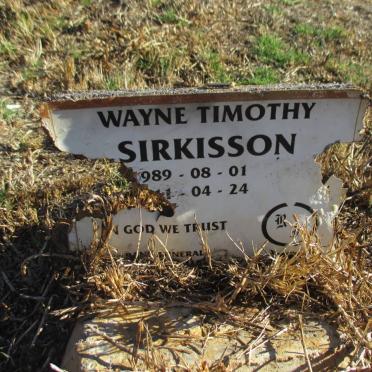 SIRKISSON Wayne Timothy 1989-2011