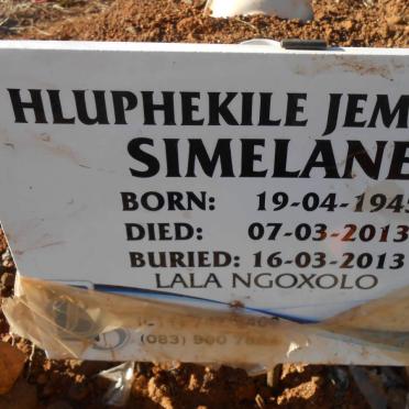 SIMELANE Hluphekile Jemima 1945-2013