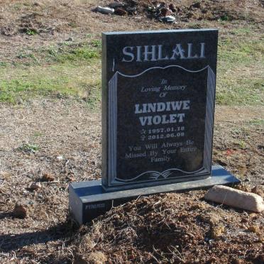 SIHLALI Lindiwe Violet 1957-2012