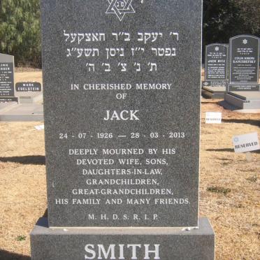 SMITH Jack 1926-2013