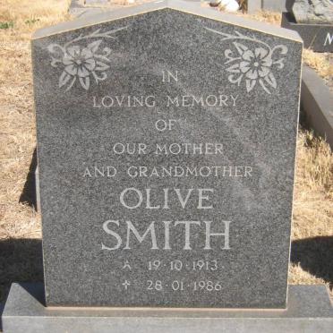 SMITH Olive 1913-1986