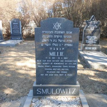SMULOWITZ Millie 1913-1983