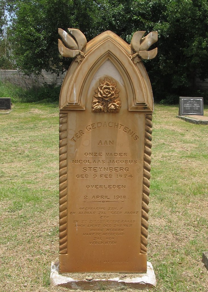 STEYNBERG Nicolaas Jacobus 1874-1918