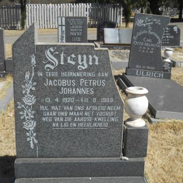 STEYN Jacobus Petrus Johannes 1920-1983