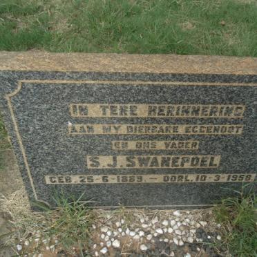 SWANEPOEL S.J. 1889-1958