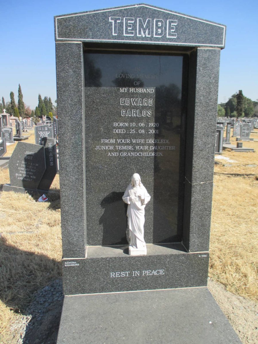 TEMBE Edward Carlos 1920-2001