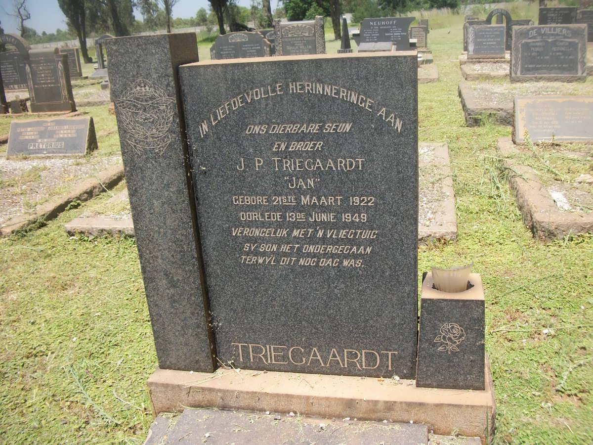 TRIEGAARDT J.P. 1922-1949