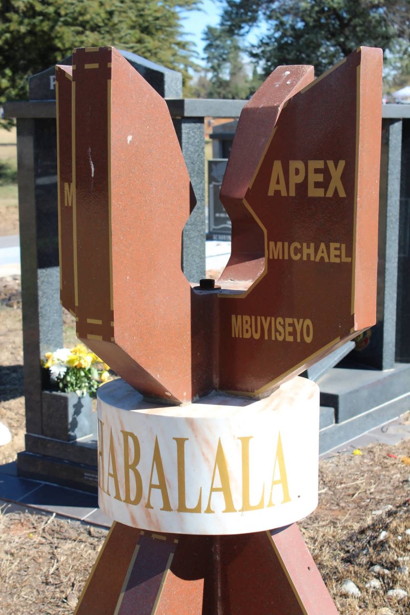 TSHABALA Mshengu Apel Michael Mbuyiseyo 1952-2010