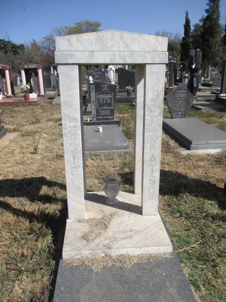TSHABALALA Elsie Dimakatso 1930-1991