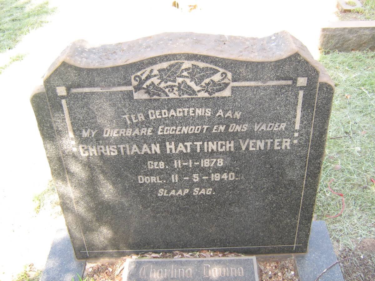 VENTER Christiaan Hattingh 1878-1940