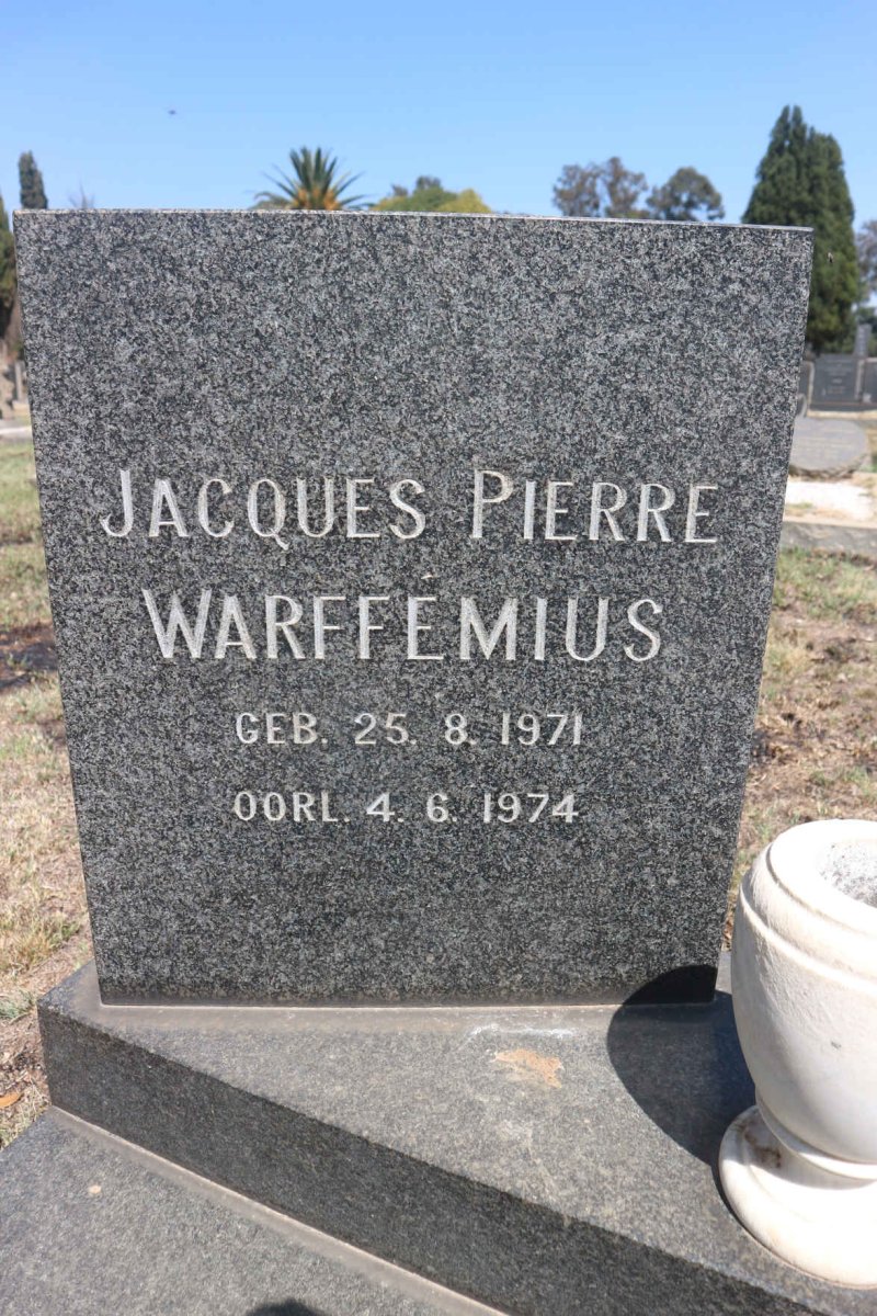 WARFFEMIUS Jaques Pierre 1971-1974