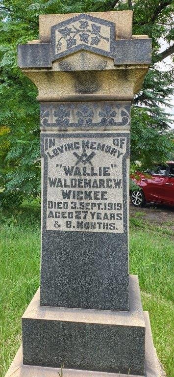 WICKEE Waldemar C.W. -1919