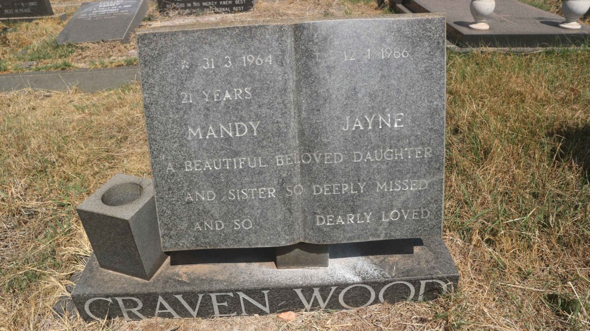 WOOD Mandy J., CRAVEN- 1964-1986