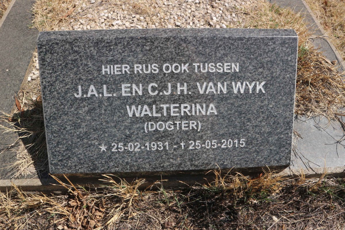 WYK Walterina, van 1931-2015