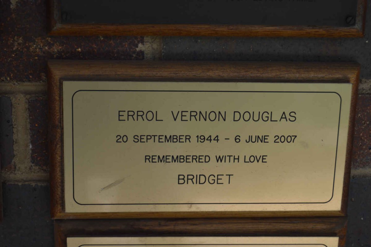 DOUGLAS Errol Vernon 1944-2007