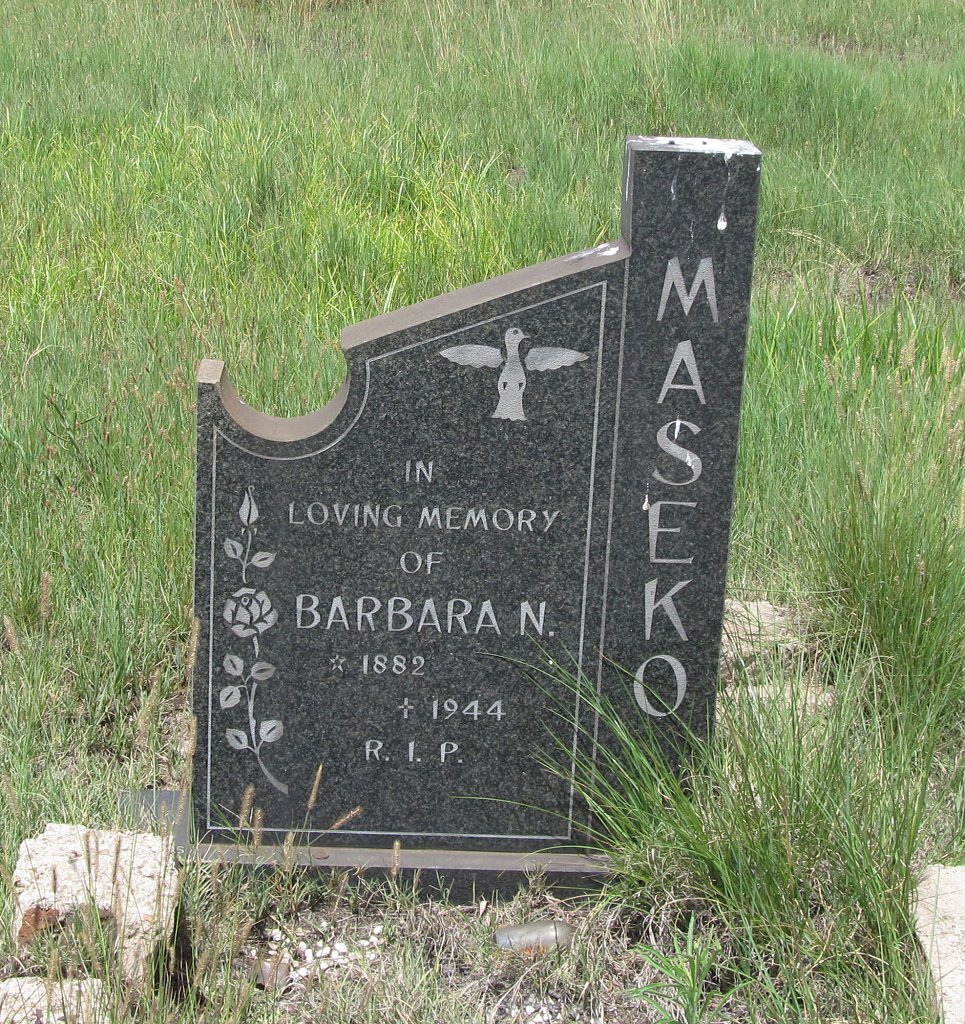 MASEKO Barbara N. 1882-1944