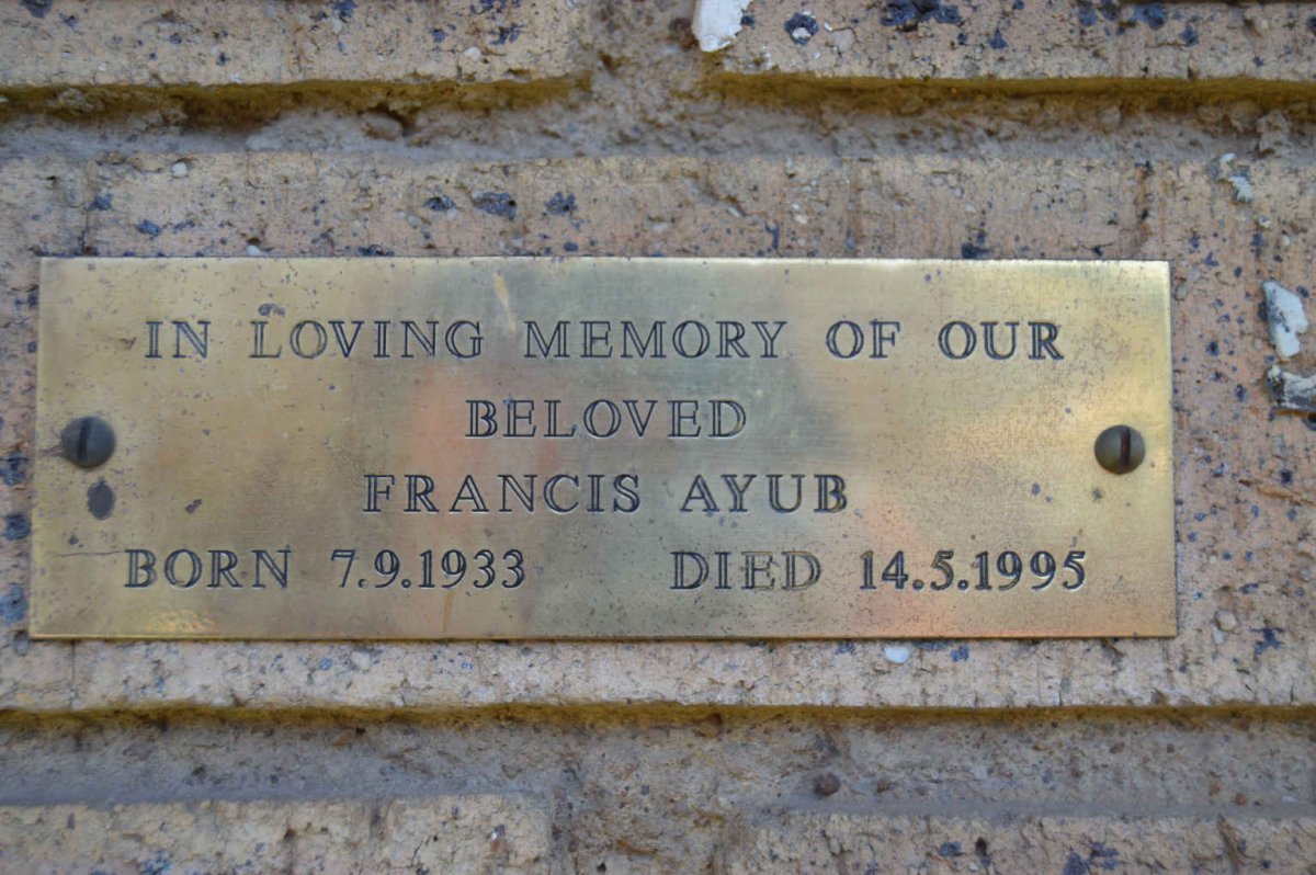 AYUB Francis 1933-1995
