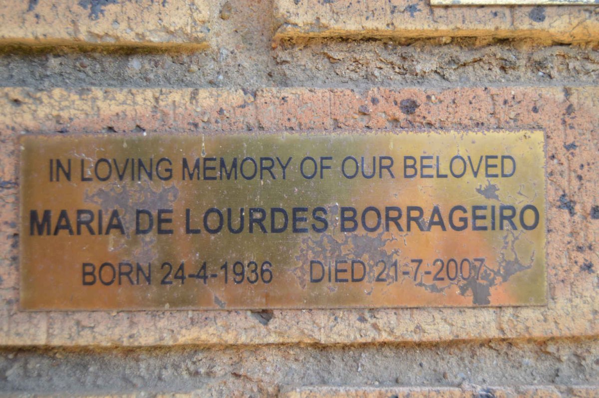 BORRAGEIRO Maria De Lourdes 1936-2007