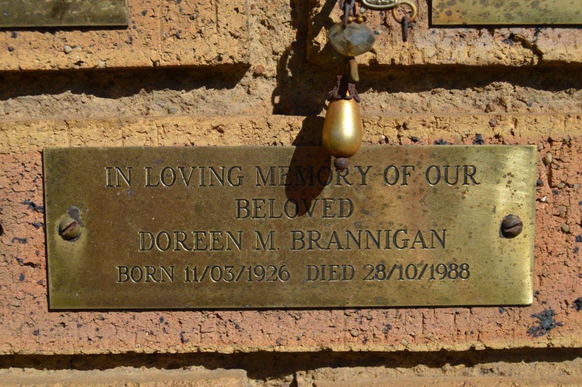 BRANNIGAN Doreen M. 1926-1988