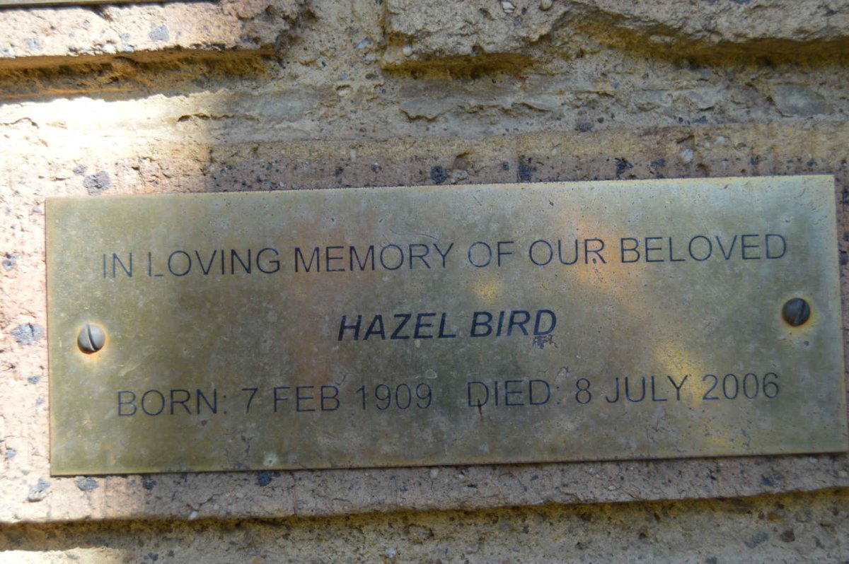 BIRD Hazel 1909-2006