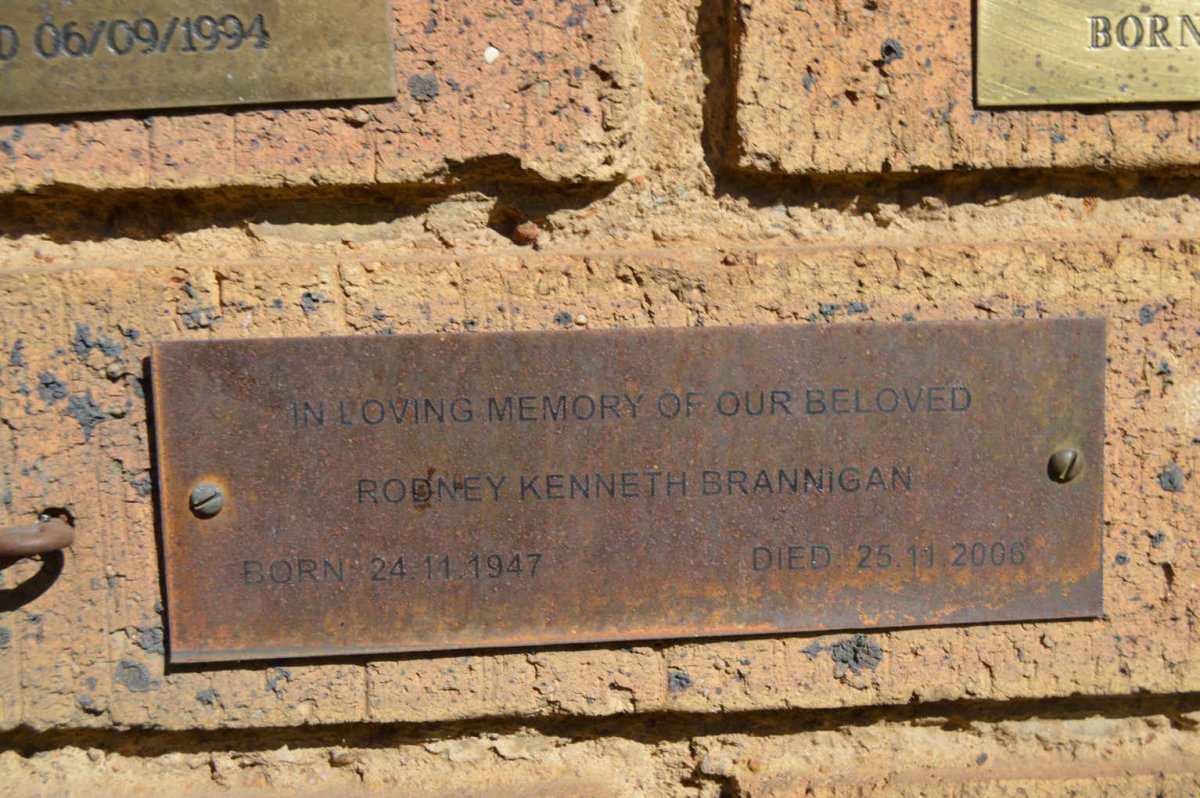 BRANNIGAN Rodney Kenneth 1947-2006