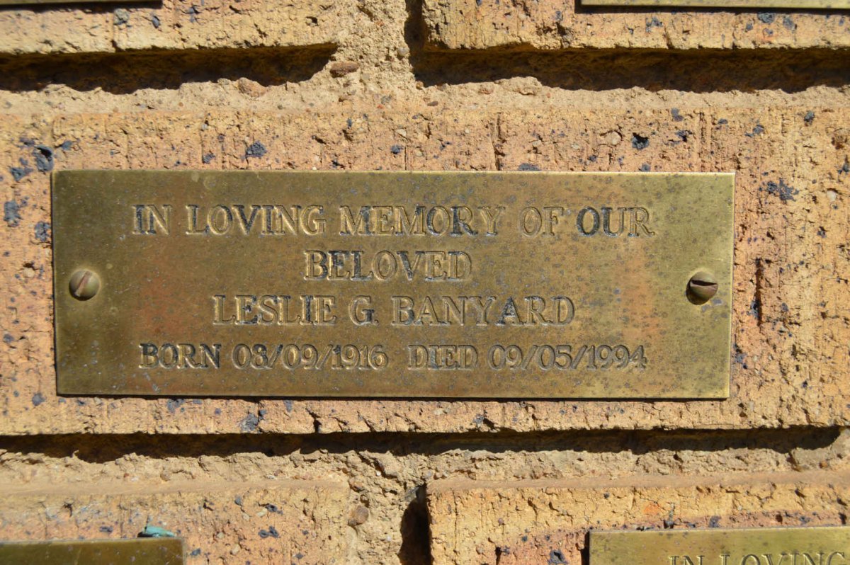 BANYARD Leslie G. 1916-1994