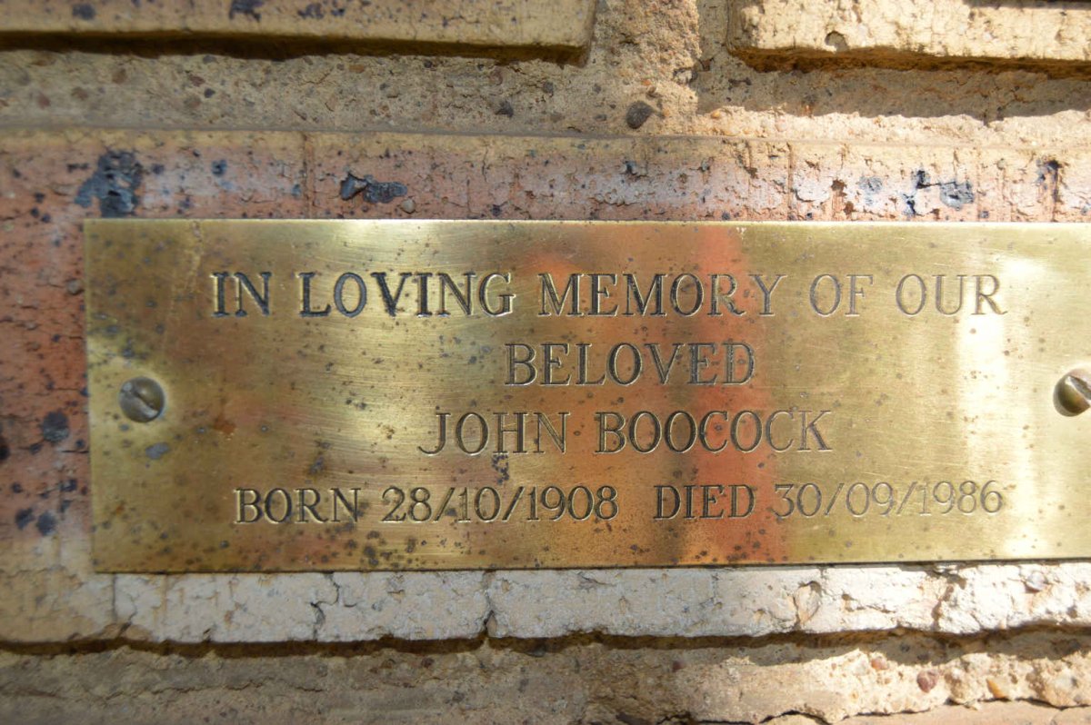 BOOCOCK John 1908-1986