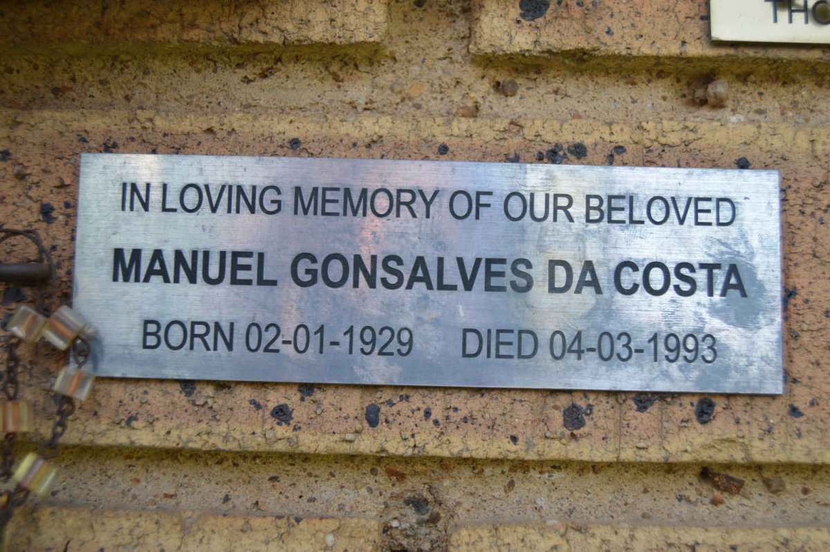 COSTA Manuel Gonsalves, da 1929-1993