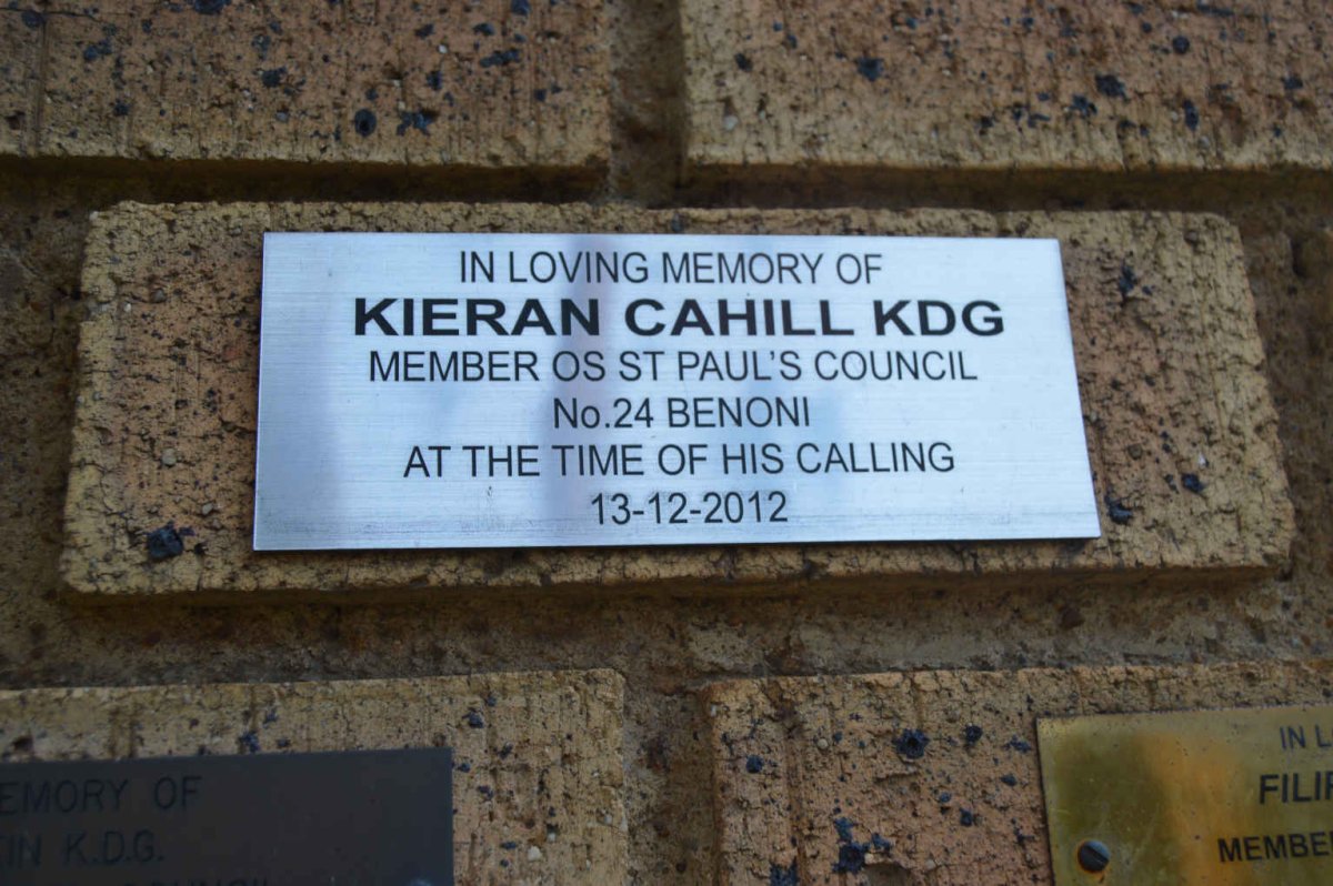 CAHILL Kieran  -2012