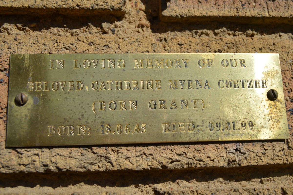 COETZEE Catherine Myrna nee GRANT 1945-1999