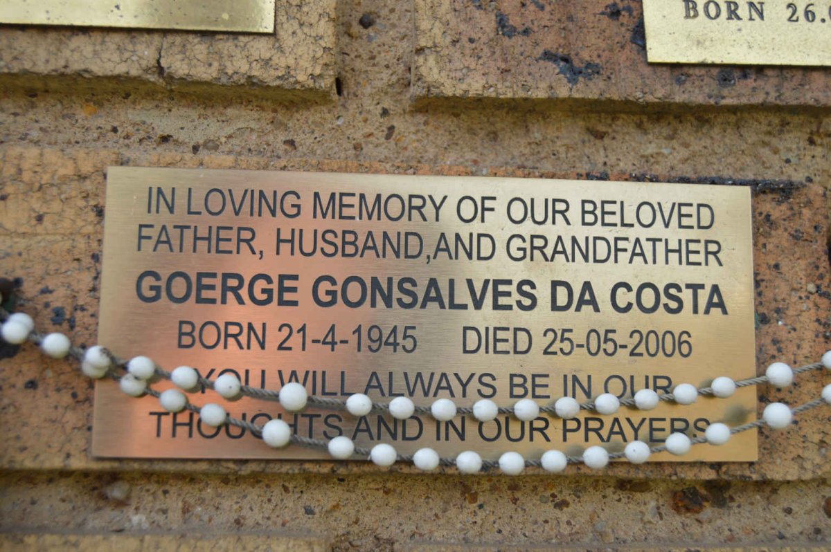 COSTA Goerge Gonsalves, da 1945-2006