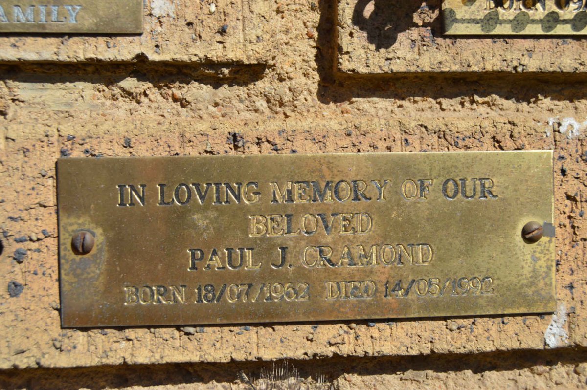 CRAMOND Paul J. 1962-1992